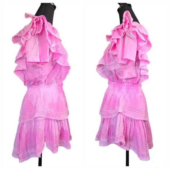 LoveShackFancy Natasha Dress Begonia Hand Dye - Picture 7 of 7